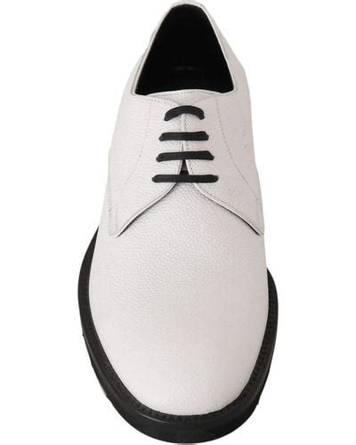 dolce gabbana shoes men white|dolce and gabbana formal shoes.